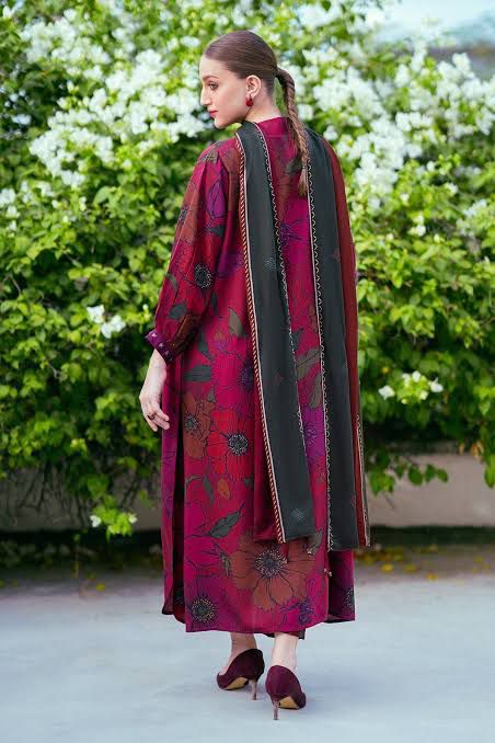 SAPPHIRE -3PC KARANDI  Bana Dori Printed  Shirt With Printed Duppta -SAF 5067
