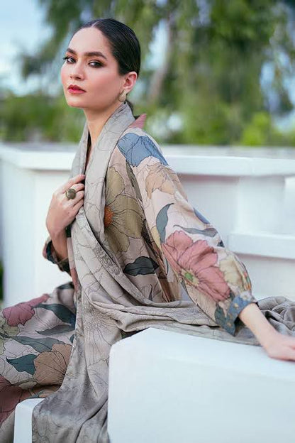 SAPPHIRE -3PC KARANDI  Bana Dori Printed  Shirt With Printed Duppta -SAF 5068