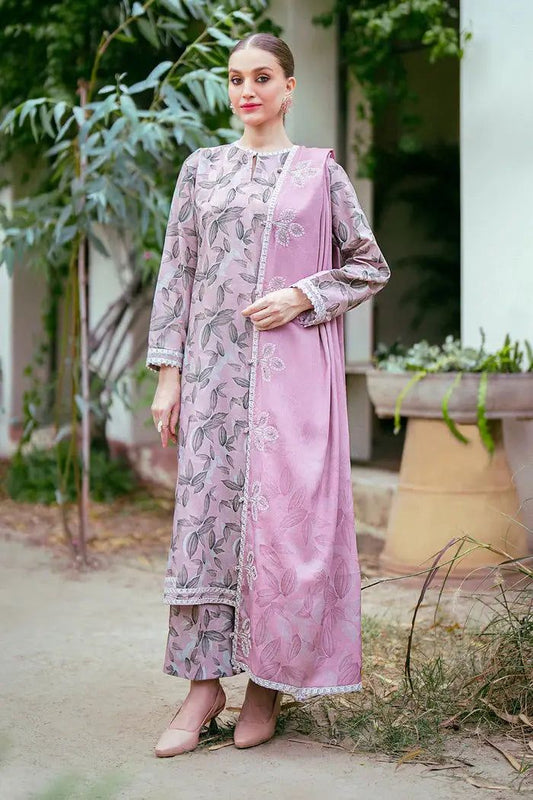 SAPPHIRE -3PC KARANDI  Bana Dori Printed  Shirt With Printed Duppta -SAF 5069