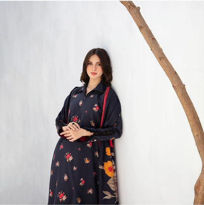 SAPPHIRE -3PC KARANDI  Bana Dori Printed  Shirt With Printed Duppta -SAF 5070