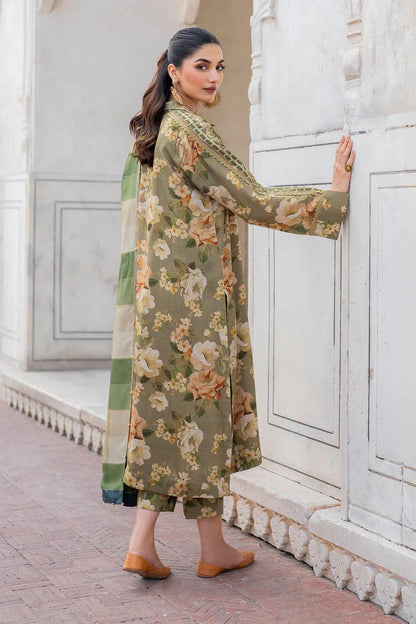 SAPPHIRE -3PC KARANDI  Bana Dori Printed  Shirt With Printed Duppta -SAF 5074