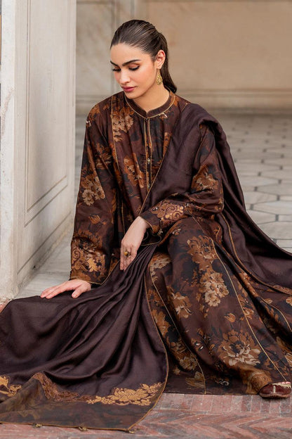SAPPHIRE -3PC KARANDI  Bana Dori Printed  Shirt With Printed Duppta -SAF 5075
