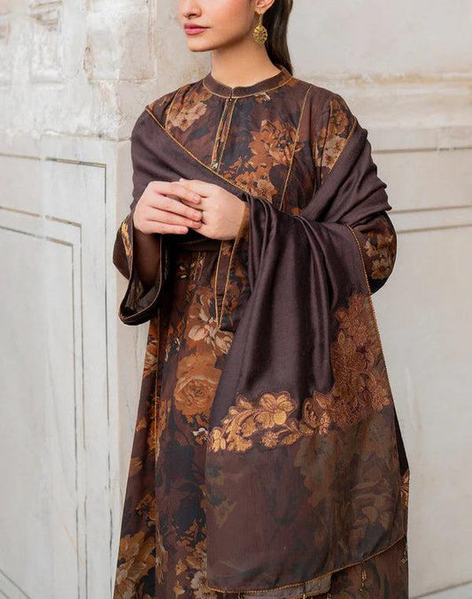 SAPPHIRE -3PC KARANDI  Bana Dori Printed  Shirt With Printed Duppta -SAF 5075