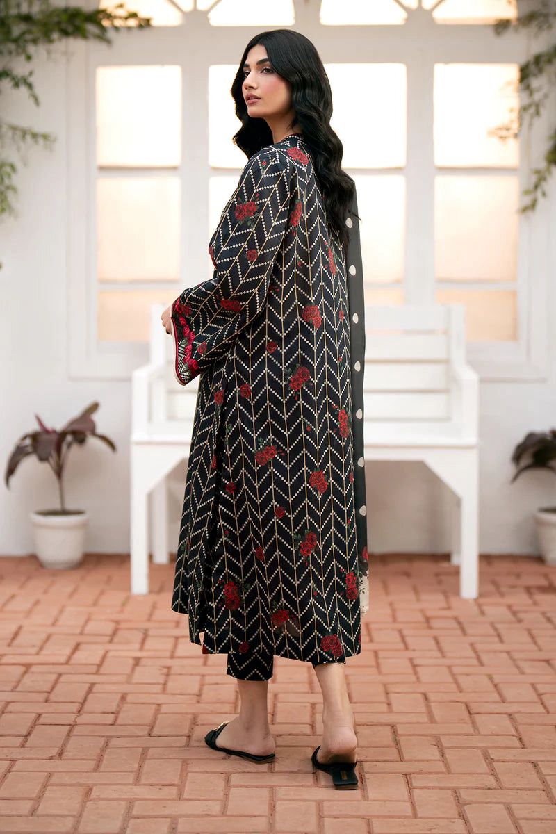 SAPPHIRE -3PC KARANDI  Bana Dori Printed  Shirt With Printed Duppta -SAF 5035