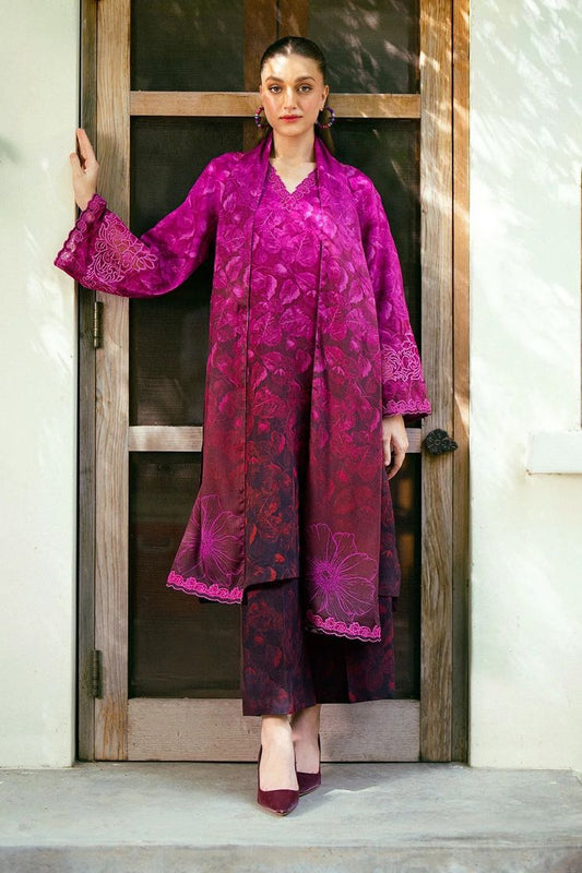 SAPPHIRE -3PC KARANDI  Bana Dori Printed  Shirt With Printed Duppta -SAF 5039