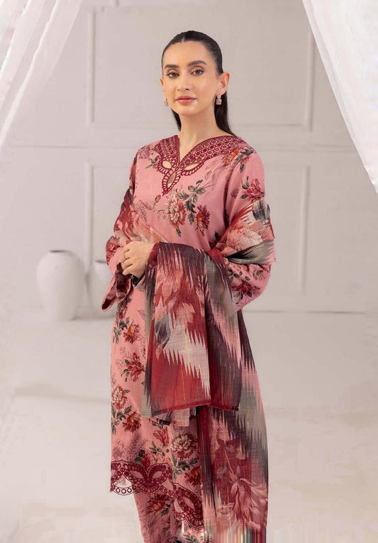 SAPPHIRE -3PC KARANDI  Bana Dori Printed  Shirt With Printed Duppta -SAF 5040