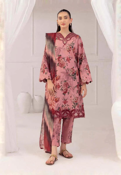 SAPPHIRE -3PC KARANDI  Bana Dori Printed  Shirt With Printed Duppta -SAF 5040