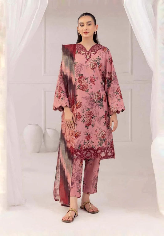 SAPPHIRE -3PC KARANDI  Bana Dori Printed  Shirt With Printed Duppta -SAF 5040