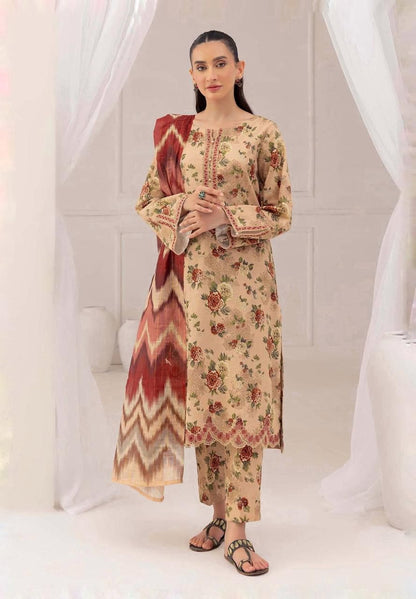 SAPPHIRE -3PC KARANDI  Bana Dori Printed  Shirt With Printed Duppta -SAF 5041