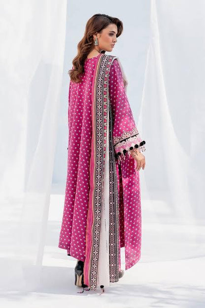 SAPPHIRE -3PC KARANDI  Bana Dori Printed  Shirt With Printed Duppta -SAF 5043