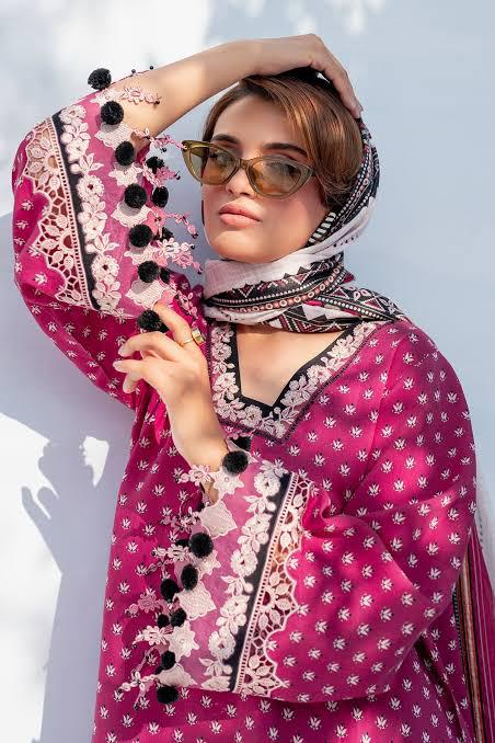 SAPPHIRE -3PC KARANDI  Bana Dori Printed  Shirt With Printed Duppta -SAF 5043