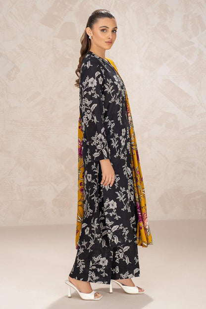 SAPPHIRE -3PC KARANDI  Bana Dori Printed  Shirt With Printed Duppta -SAF 5046