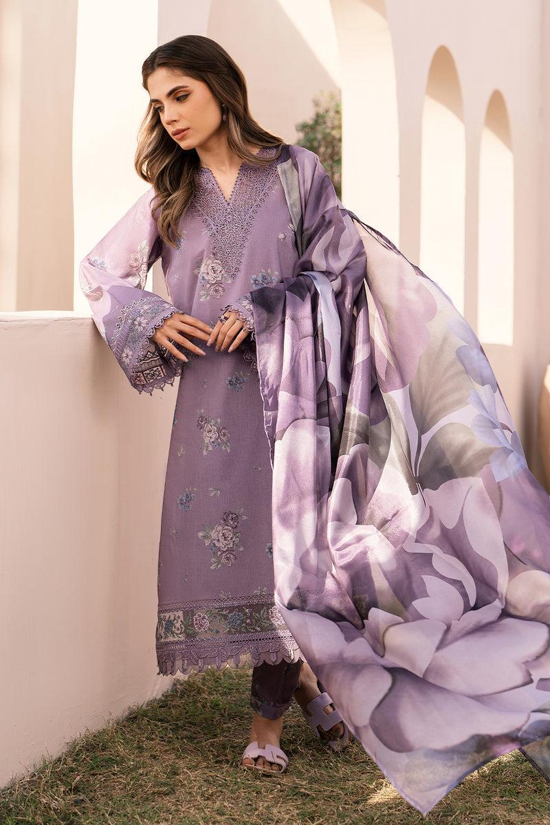 SAPPHIRE -3PC KARANDI  Bana Dori Printed  Shirt With Printed Duppta -SAF 5047