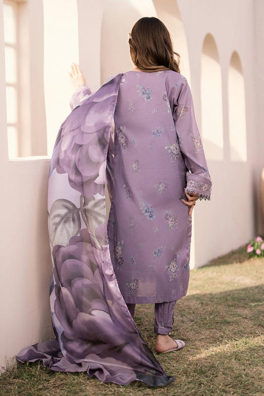 SAPPHIRE -3PC KARANDI  Bana Dori Printed  Shirt With Printed Duppta -SAF 5047