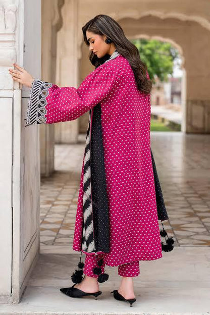 SAPPHIRE -3PC KARANDI  Bana Dori Printed  Shirt With Printed Duppta -SAF 5051