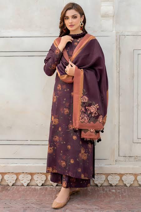 SAPPHIRE -3PC KARANDI  Bana Dori Printed  Shirt With Printed Duppta -SAF 5055