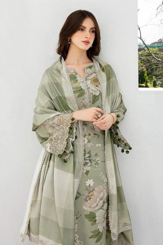 SAPPHIRE -3PC KARANDI  Bana Dori Printed  Shirt With Printed Duppta -SAF 5057