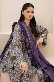 SAPPHIRE -3PC KARANDI  Bana Dori Printed  Shirt With Printed Duppta -SAF 5061