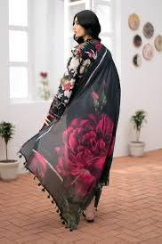 SAPPHIRE -3PC KARANDI  Bana Dori Printed  Shirt With Printed Duppta -SAF 5063