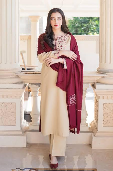 Aisling-3PC DHANAK – Elegant Embroidered Suit – 6016