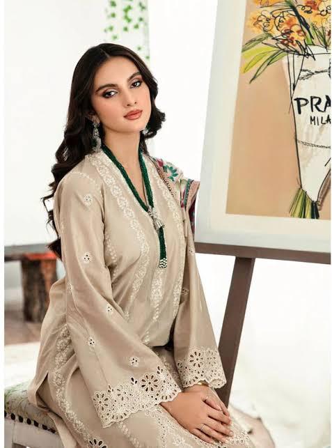 DYOT-3PC DHANAK – Elegant Embroidered Suit – 6004
