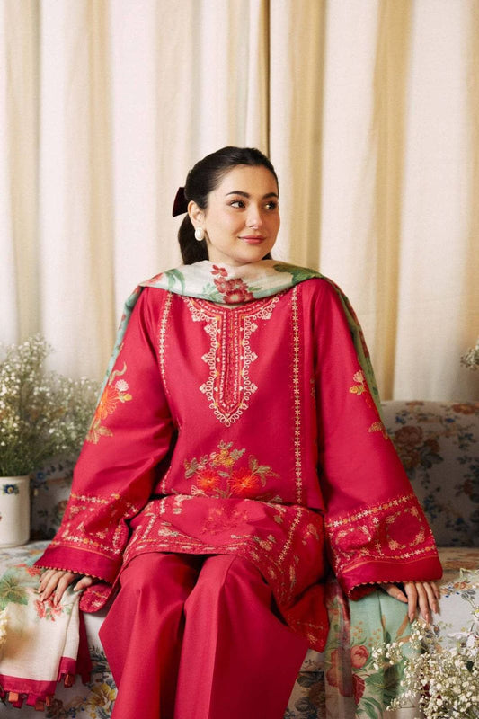 Aisling-3PC DHANAK – Elegant Embroidered Suit – 6029