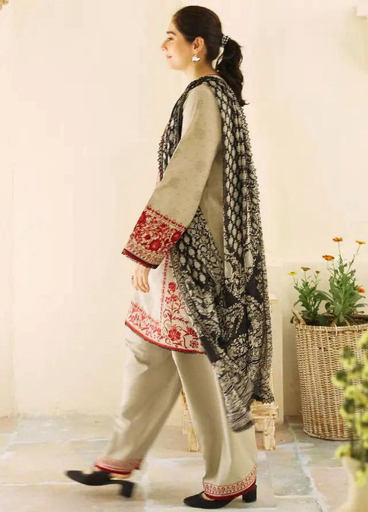 Aisling-3PC DHANAK – Elegant Embroidered Suit – 6027