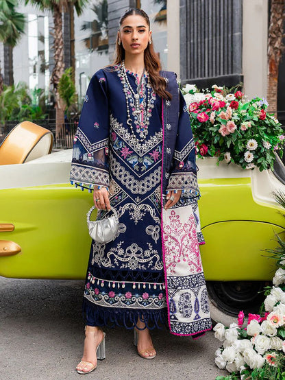 Aisling-3PC DHANAK – Elegant Embroidered Suit – 6025