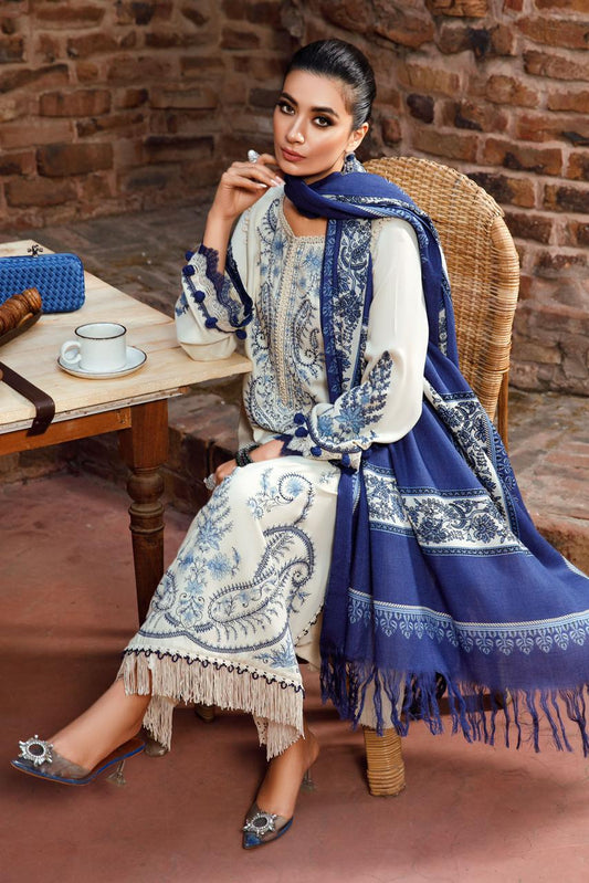 Aisling-3PC DHANAK – Elegant Embroidered Suit – 6023