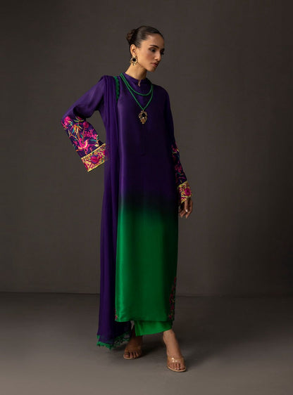 LULUSAR Silk 3PC Digital Printed ,SK-3106