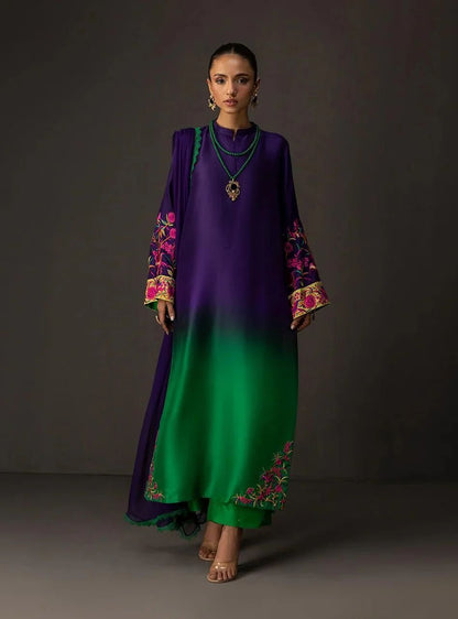 LULUSAR Silk 3PC Digital Printed ,SK-3106