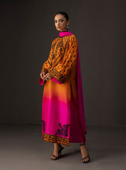 LULUSAR Silk 3PC Digital Printed ,SK-3104