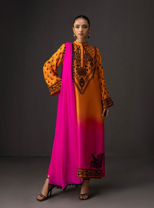 LULUSAR Silk 3PC Digital Printed ,SK-3104