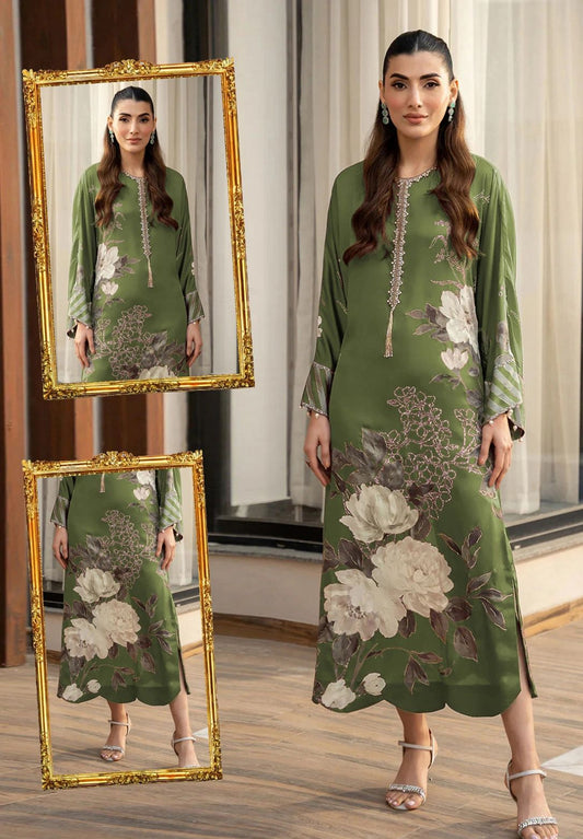 LULUSAR Silk 3PC Digital Printed ,SK-3036