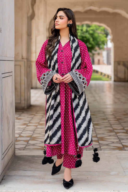 LULUSAR Silk 3PC Digital Printed ,SK-4013