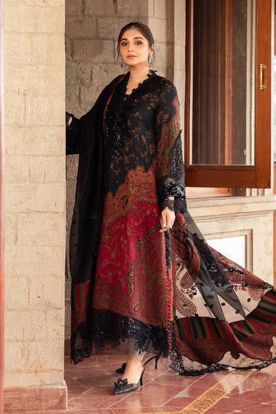 SAPPHIRE -3PC KARANDI  Bana Dori Printed  Shirt With Printed Duppta -SAF 5008