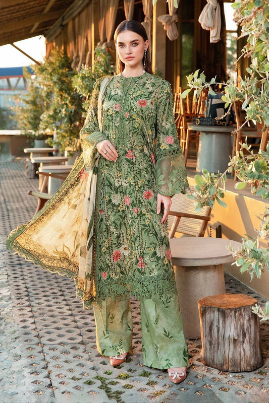 SAPPHIRE -3PC KARANDI  Bana Dori Printed  Shirt With Printed Duppta -SAF 5007