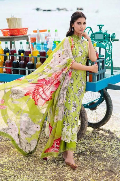 SAPPHIRE -3PC KARANDI  Bana Dori Printed  Shirt With Printed Duppta -SAF 5004