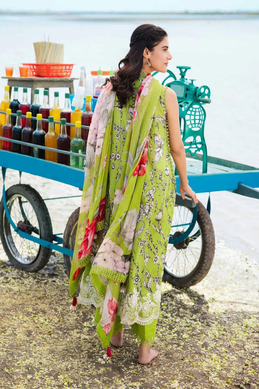 SAPPHIRE -3PC KARANDI  Bana Dori Printed  Shirt With Printed Duppta -SAF 5004