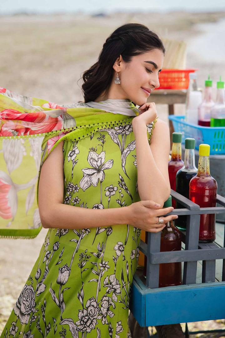 SAPPHIRE -3PC KARANDI  Bana Dori Printed  Shirt With Printed Duppta -SAF 5004