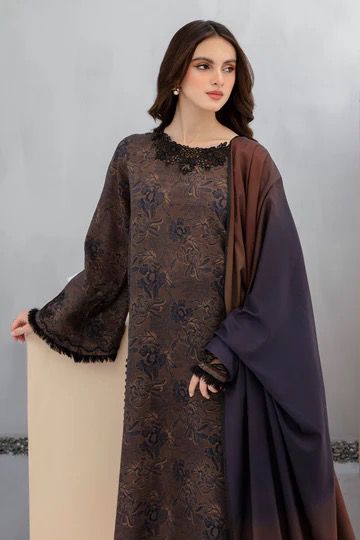 SAPPHIRE -3PC KARANDI  Bana Dori Printed  Shirt With Printed Duppta -SAF 5029