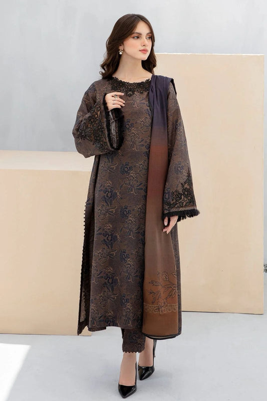 SAPPHIRE -3PC KARANDI  Bana Dori Printed  Shirt With Printed Duppta -SAF 5029