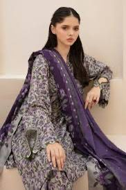 SAPPHIRE -3PC KARANDI  Bana Dori Printed  Shirt With Printed Duppta -SAF 5026