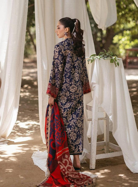 SAPPHIRE -3PC KARANDI  Bana Dori Printed  Shirt With Printed Duppta -SAF 5020