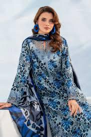 SAPPHIRE -3PC KARANDI  Bana Dori Printed  Shirt With Printed Duppta -SAF 5017