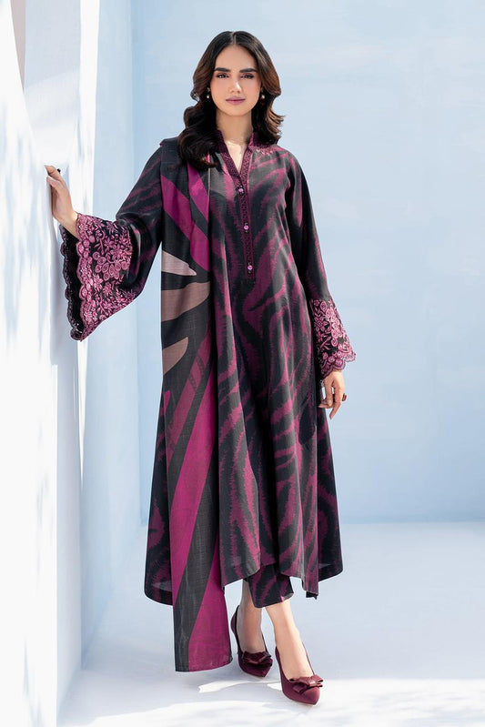 SAPPHIRE -3PC KARANDI  Bana Dori Printed  Shirt With Printed Duppta -SAF 5015p