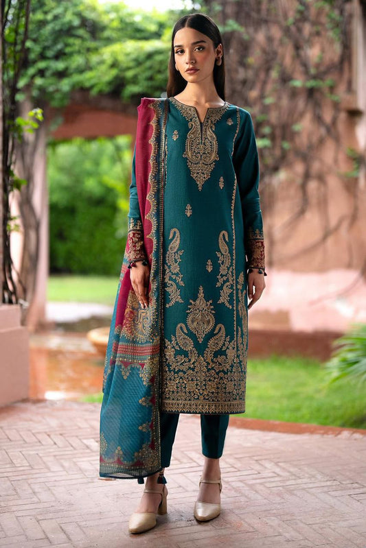 Zara Shahjahan – Embroidered Lawn 3PC – Summer Collection 2025 DW 467