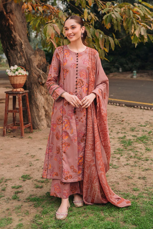 BAROQUE - 3PC Lawn Printed Shirt With Voile Printed Dupatta-440 dw 807