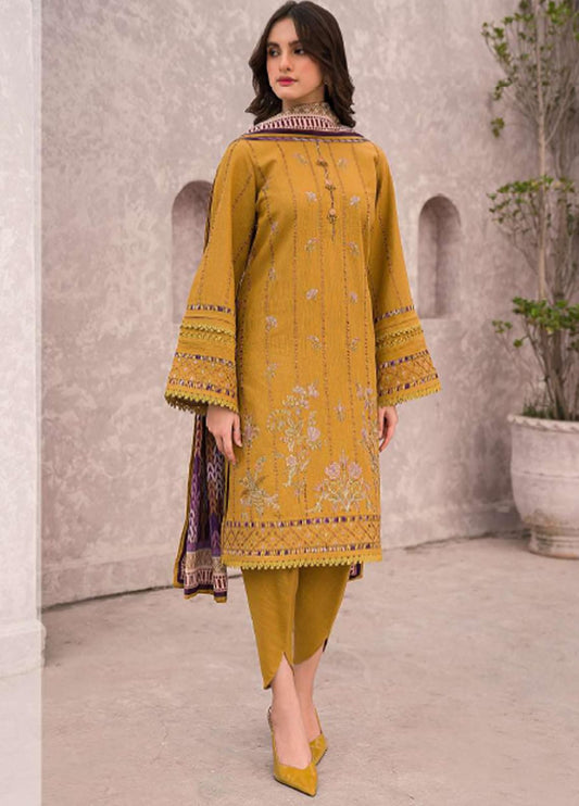 Zara Shahjahan – Embroidered Lawn 3PC – Summer Collection 2025 DW 766